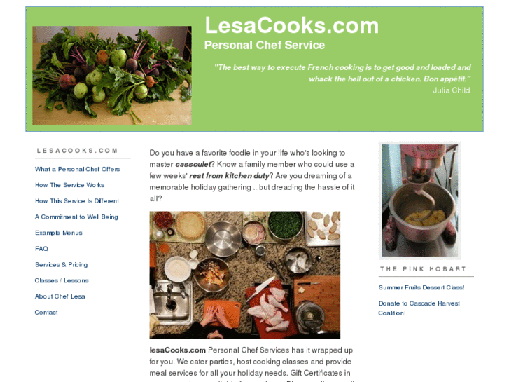 www.lesacooks.com