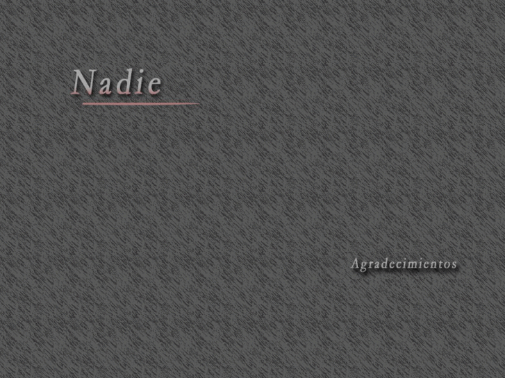 www.nadie.org