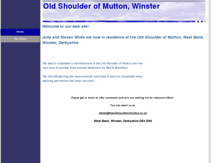 www.oldshoulderofmutton.com