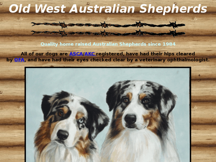 www.oldwestaussies.com