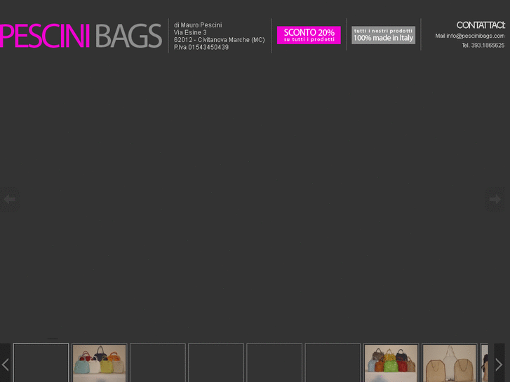 www.pescinibags.com