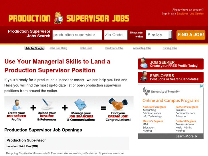 www.productionsupervisorjobs.org