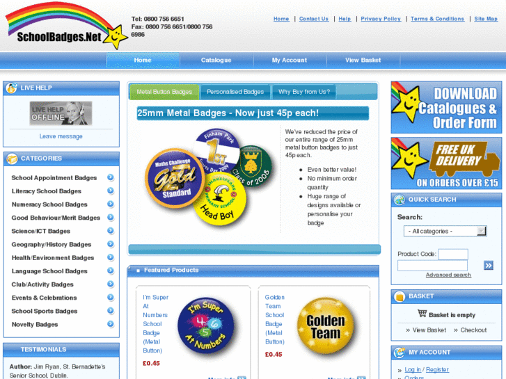 www.schoolbadges.net
