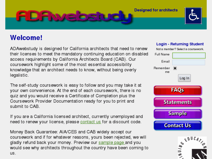 www.adaonlinestudy.com
