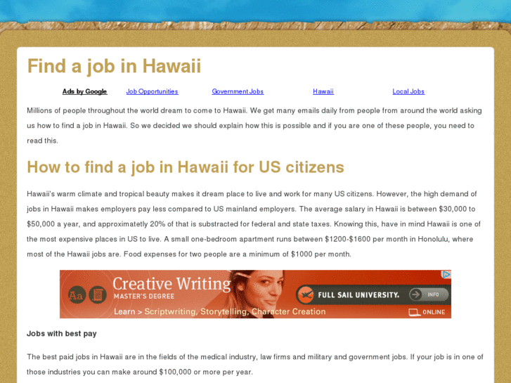 www.findjobhawaii.com