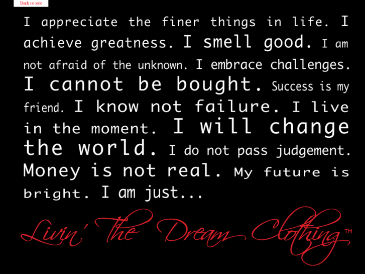 www.livinthedreamclothing.com