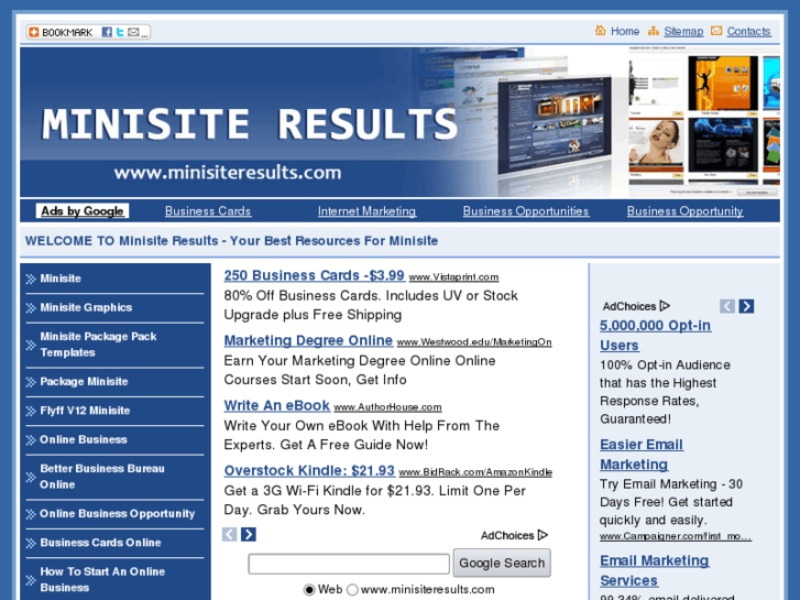www.minisiteresults.com