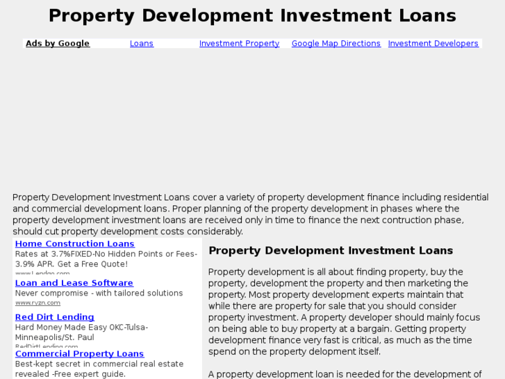 www.propertydevelopmentinvestmentloans.com