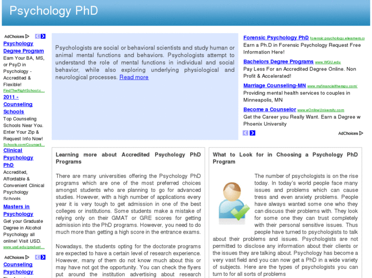 www.psychologyphd.net