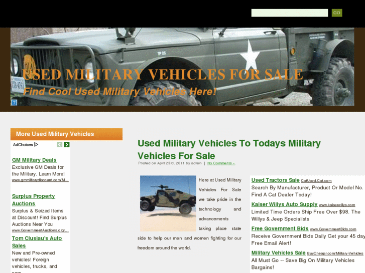 www.usedmilitaryvehiclesforsale.net