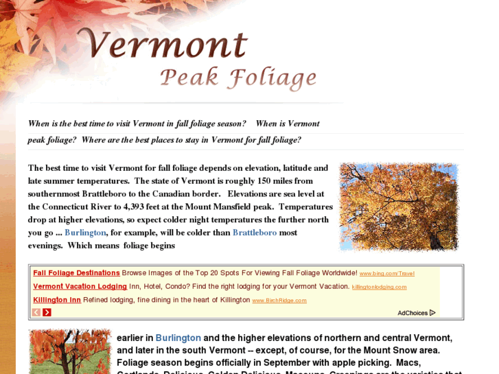 www.vermontpeakfoliage.com