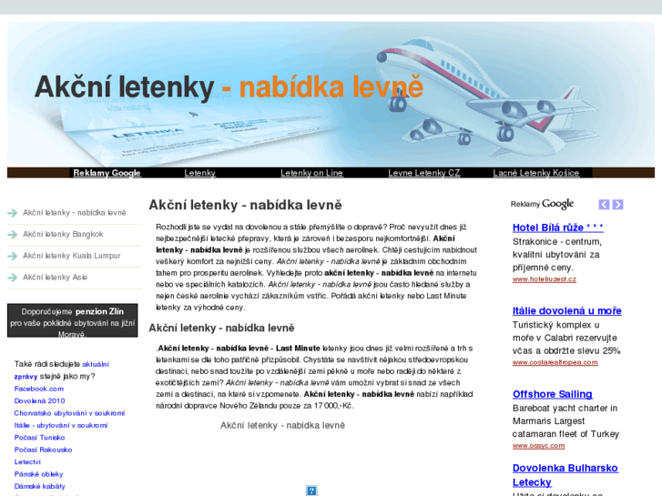 www.akcni-letenky-nabidka-levne.info