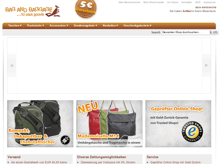 www.bagandbaggage.de