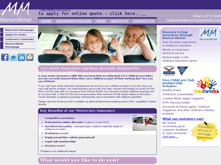 www.childmindercarinsurance.com