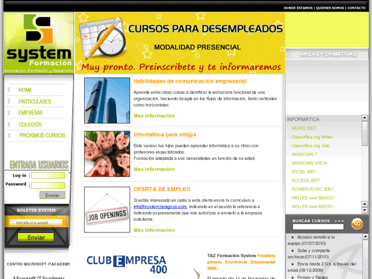 www.formacionenaragon.es