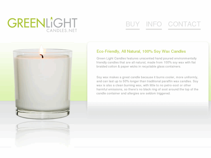 www.greenlightcandles.net