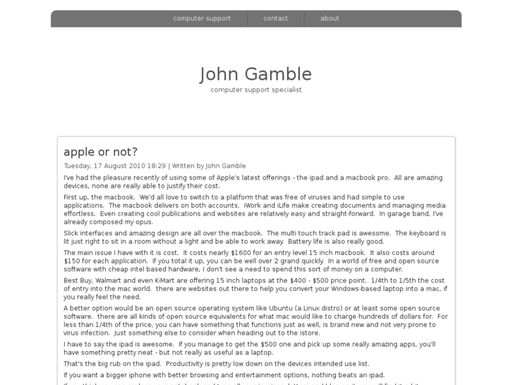 www.johnrgamble.com