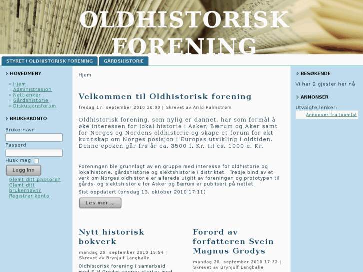 www.oldhistoriskforening.org