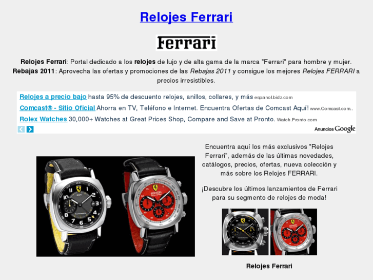 www.relojesferrari.com