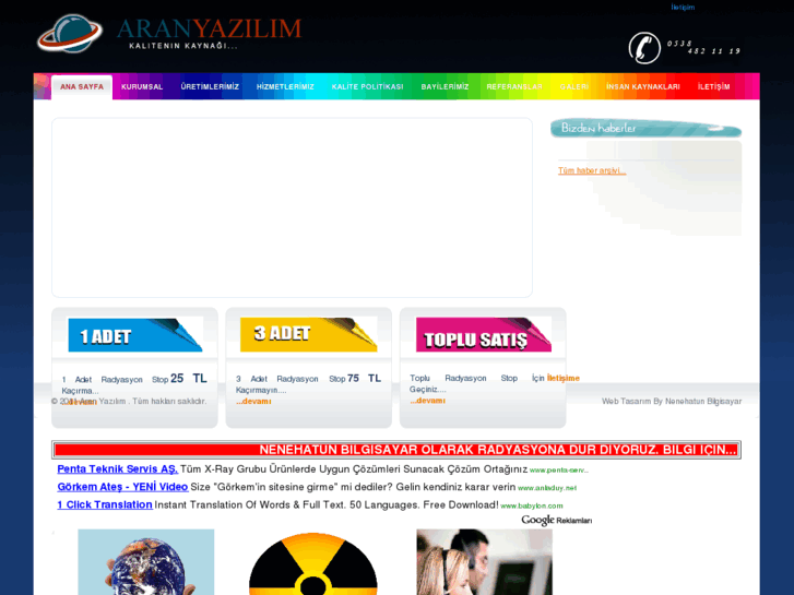 www.aranyazilim.com