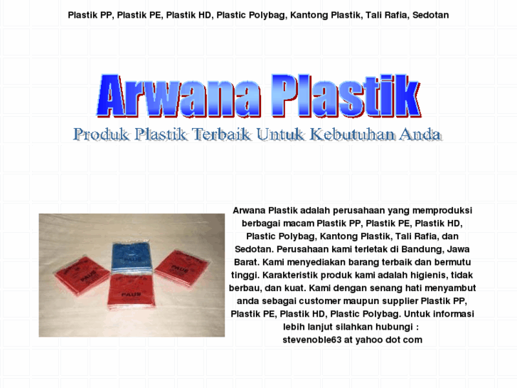 www.arwanaplastik.com