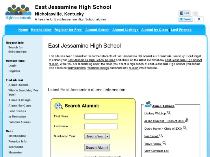 www.eastjessaminehighschool.org