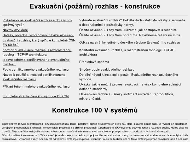 www.evakuacnirozhlas.cz