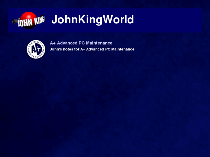 www.johnkingworld.com