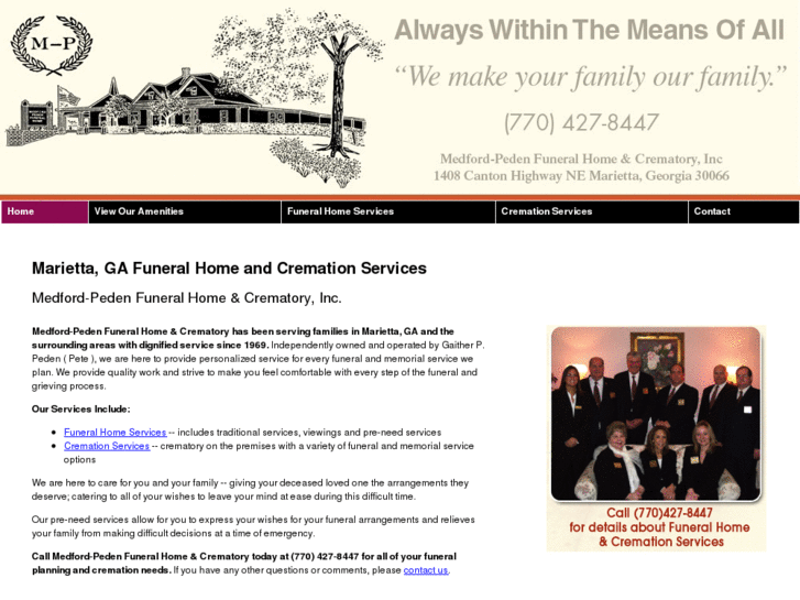 www.medfordpedenfuneralhome.com