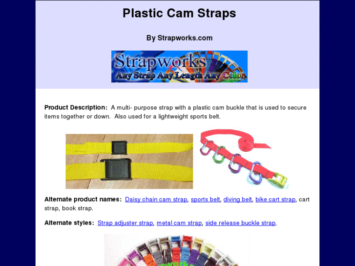 www.plasticcamstraps.com