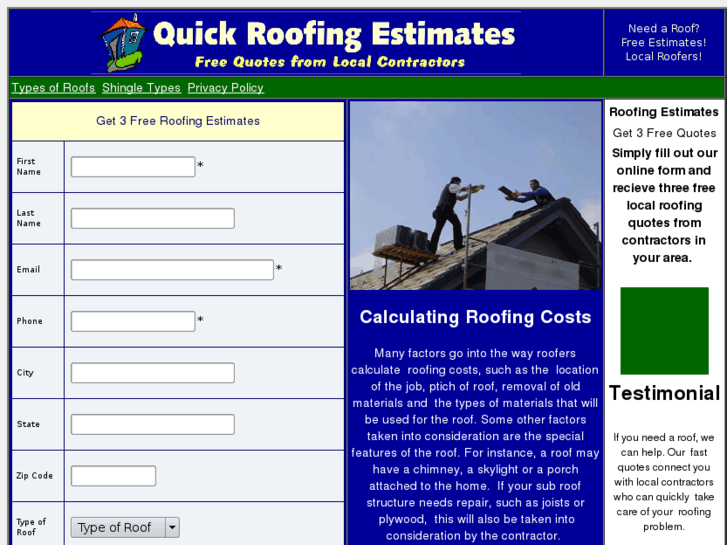 www.quickroofingestimates.com