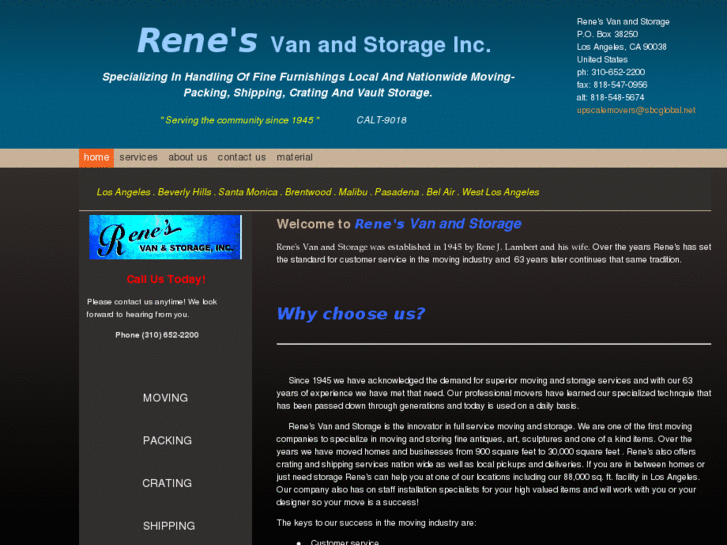 www.renesvanandstorage.com