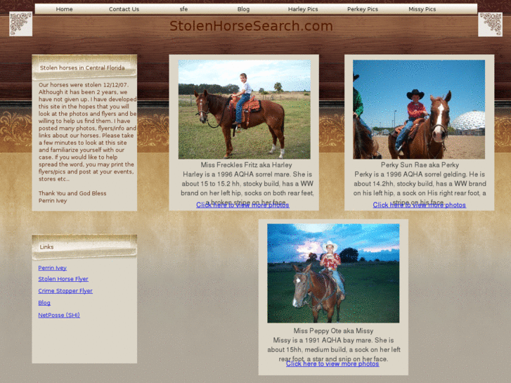 www.stolenhorsesearch.com