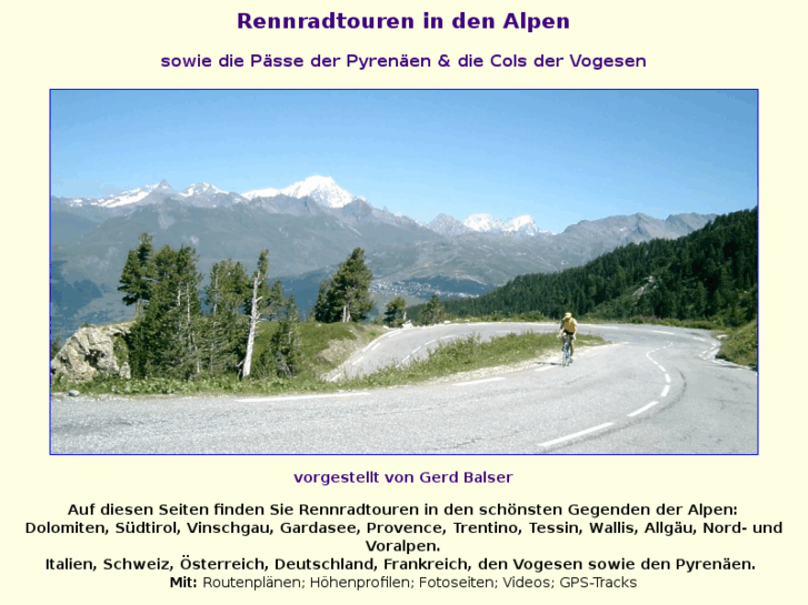 www.alpenrennradtouren.de