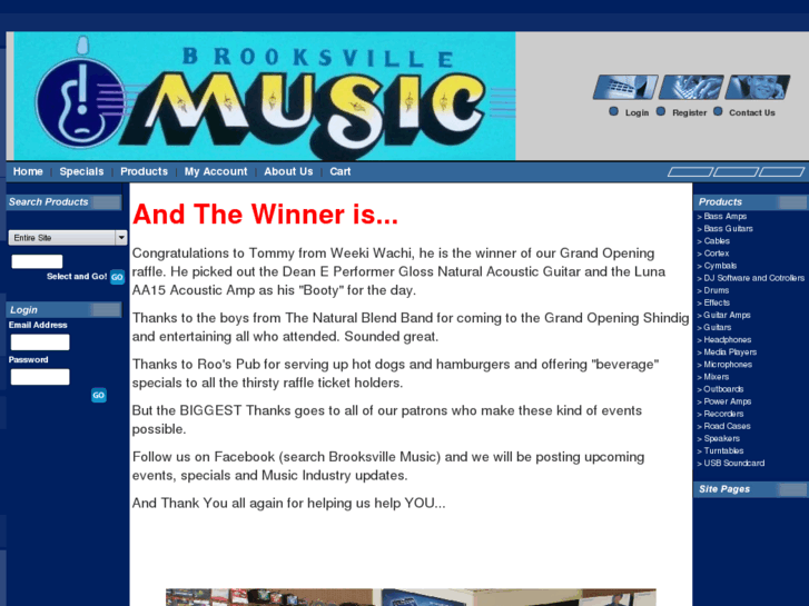 www.brooksvillemusic.com