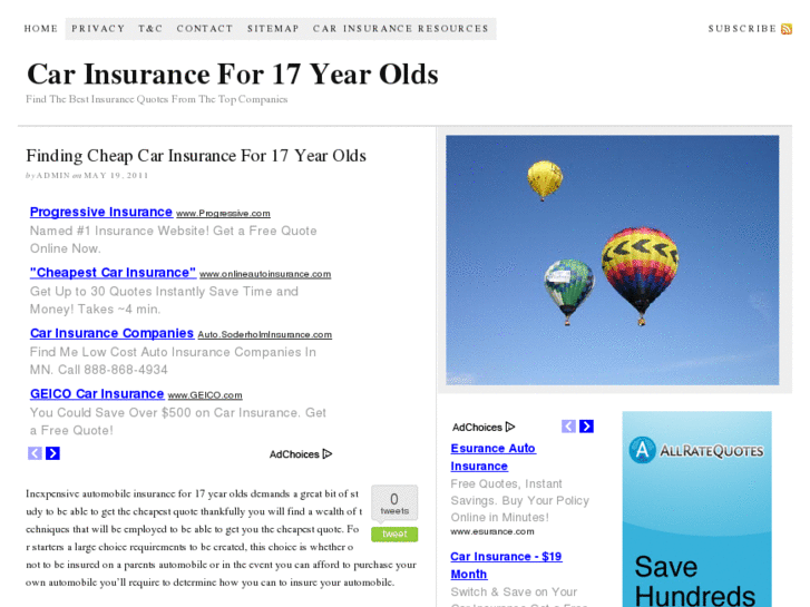 www.carinsurancefor17yearolds.org