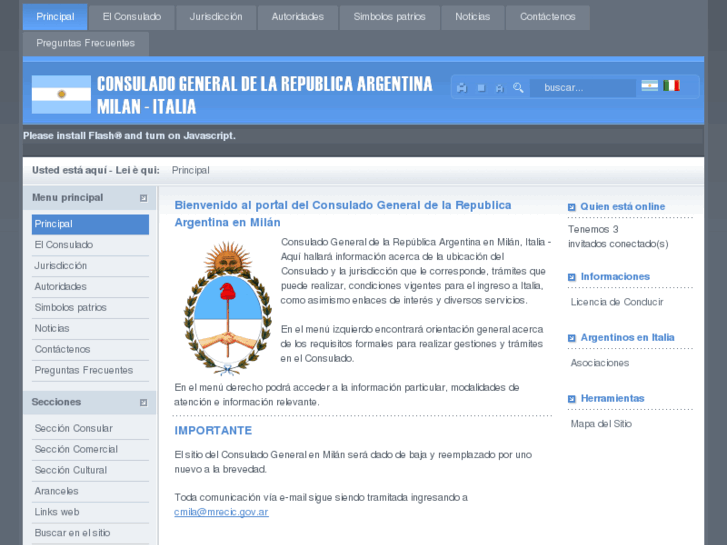 www.consuladoargentinomilano.com