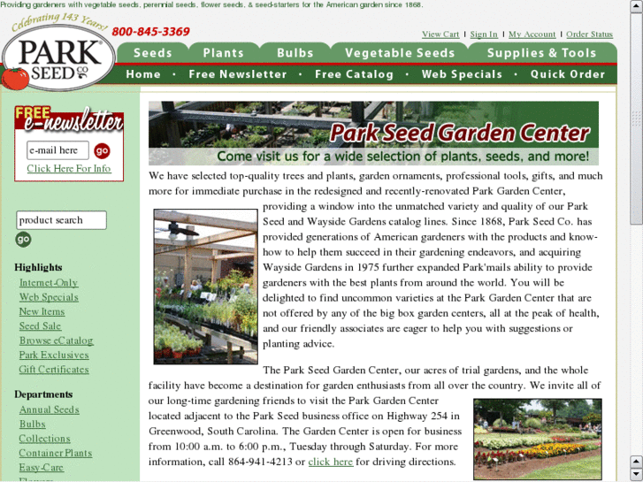 www.parkseedplants.com