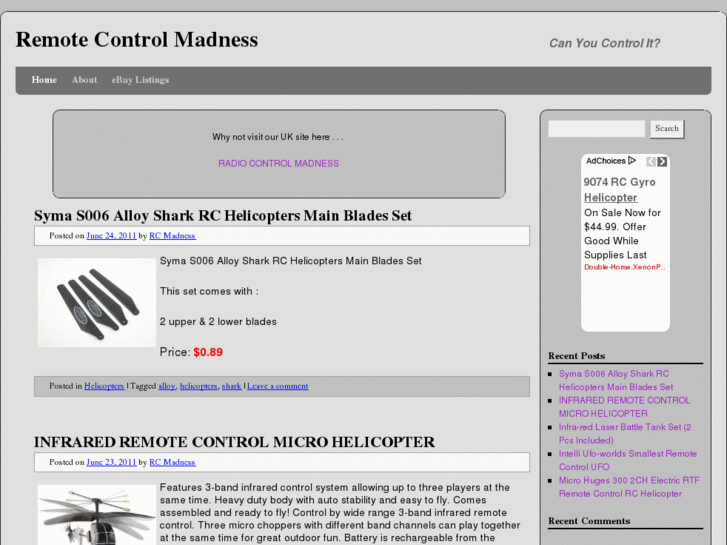 www.remotecontrolmadness.com