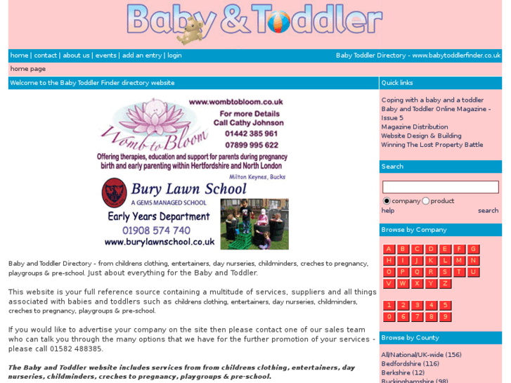 www.babytoddlerfinder.co.uk