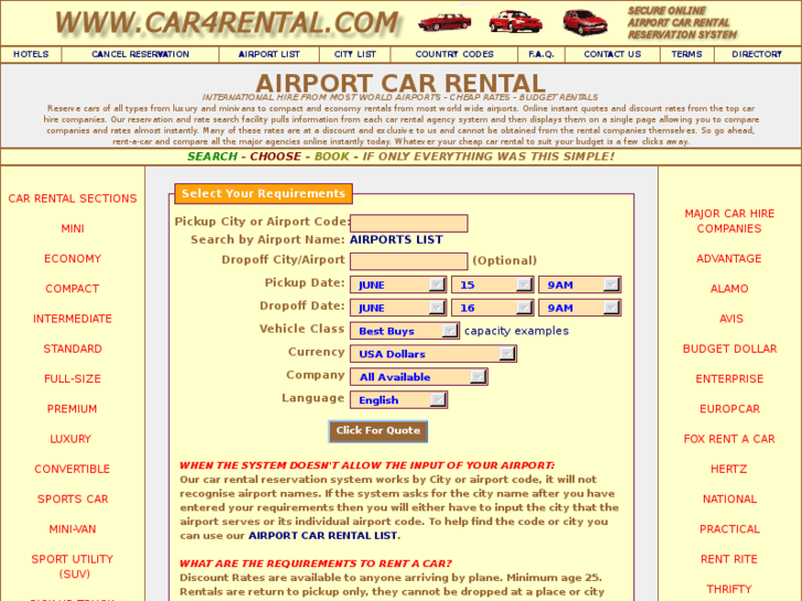 www.car4rental.com