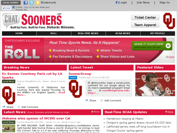 www.chatsooners.com