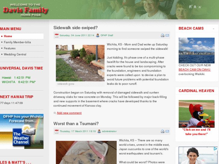 www.davisfamilyhomepage.com