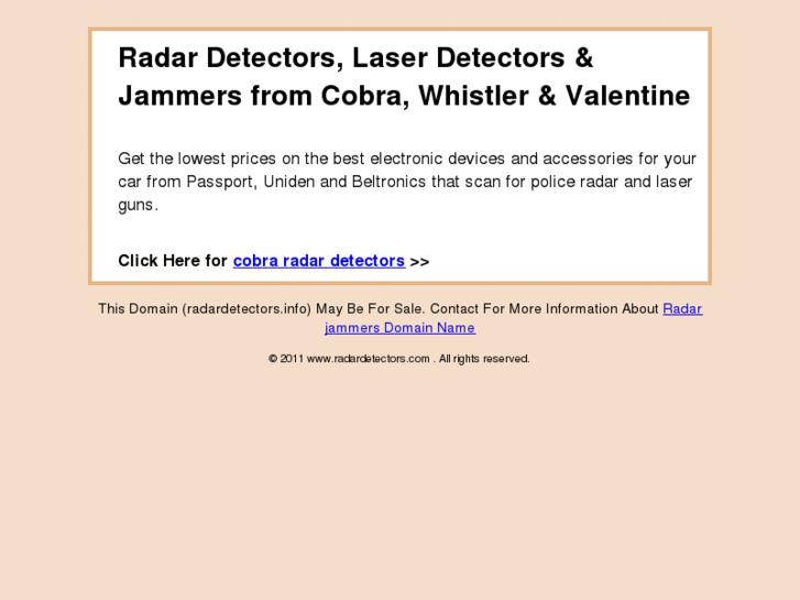 www.radardetectors.info