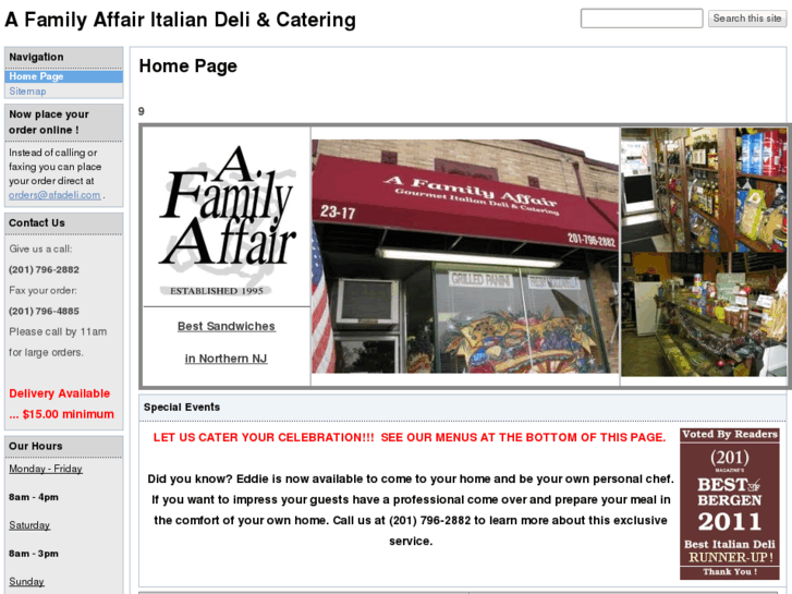 www.afamilyaffairdeli.com