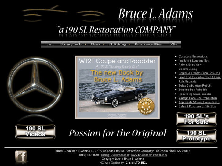 www.bruceadams190sl.com