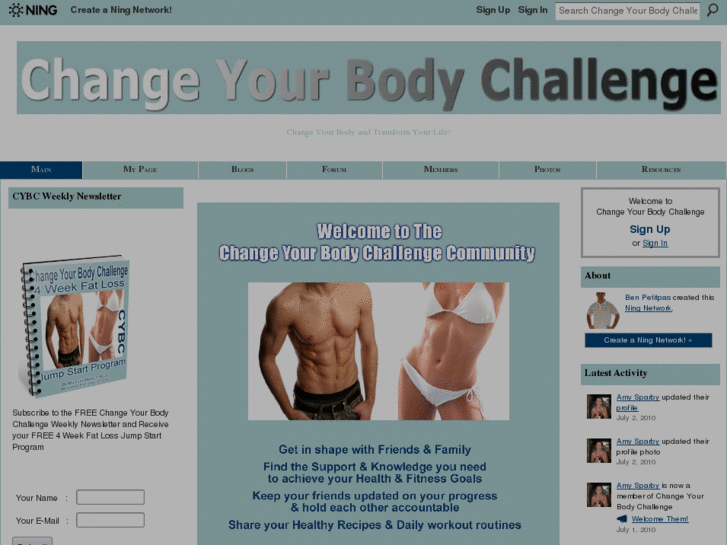 www.changeyourbodychallenge.net