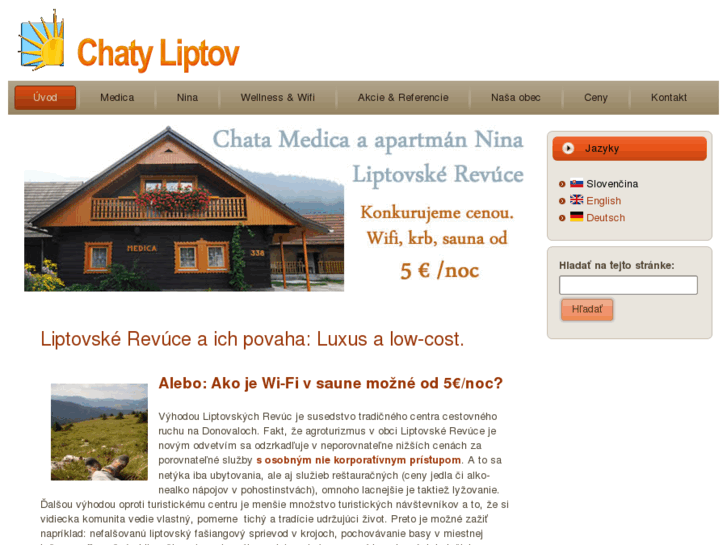 www.chaty-liptov.sk