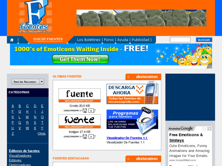 www.fuentes-gratis.com