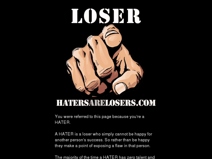 www.hatersarelosers.com